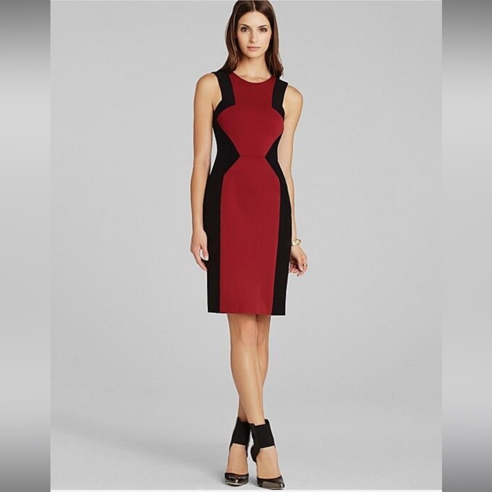 BCBGMaxAzria Evelyn Merlot Dress